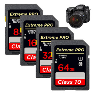 การ์ด SD ความเร็วสูง10 GB 8GB 16GB 32GB 64GB 128GB การ์ดหน่วยความจำ SD 256GB SDA1HC SDA1XC แฟลช USB Stick สำหรับกล้อง - Product Image 1