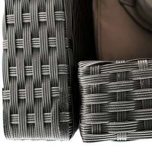 Luxury PE <strong>Rattan</strong> Sectional Sofa Set Modular <strong>Corner</strong> Design with Weatherproof Cushions and Aluminum Frame for Garden Patio Balcony - Product Image 3