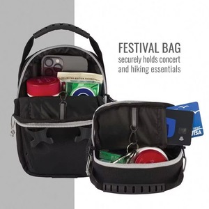 Bolsa de agua con logotipo personalizado de muestra gratuita, bandolera con correas ajustables para el hombro, bolsa impermeable para gimnasio y senderismo, bolsa para botella de agua - Product Image 6