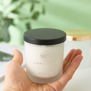 Frascos de Velas Reutilizables Ecológicos Transparentes de 7 oz, Recipientes de Vidrio Grueso Vacíos a Granel para Suministros de Fabricación de Velas de Navidad - Product Image 3