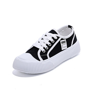 Chaussures décontractées pour hommes à lacets, en maille respirante, légères, avec semelle intermédiaire en EVA, semelle extérieure en caoutchouc, semelle souple, bout blanc, chaussures fines tendance - Product Image 5