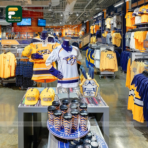 Tùy chỉnh thể thao teamwear cửa hàng hiển thị đứng may treo giá tường đơn vị trang phục Kệ thanh toán truy cập đầy đủ cửa hàng thiết kế - Product Image 5