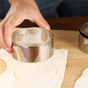 Stainless Steel Dumpling Mold 304 Round <b>Cutter</b> For Homemade Dumplings Pasta Tools - Product Image 1