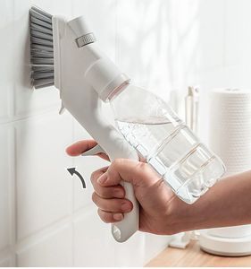 Multifunktion ales Wassersprüh-Bodenbürsten-Reinigungs set mit Glasschaber-Reinigungs bürste Schwamm-Wisch spalt bürste fünfteiliges Set - Product Image 2