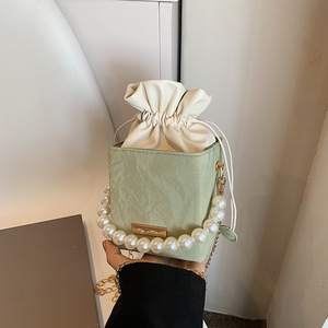 2024 <b>Pearl</b> Handheld Chain Crossbody Bag For Women New Trendy Fashion Popular Versatile Mini <b>Handbags</b> - Product Image 3