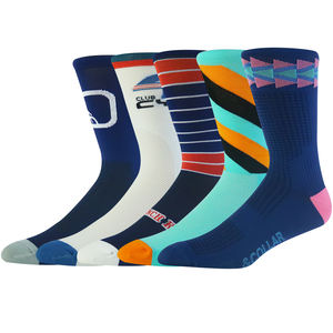 Wholesale Custom logo Fashion Outdoor Compression Nylon Men's Bicycle Oem Sports Bike Running <strong>Coolmax</strong> Cycling <strong>Socks</strong> - Product Image 4