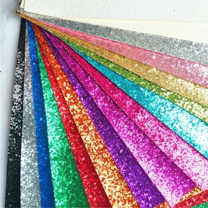Sparkly Lucido Sintetico Del Vinile DELL'UNITÀ di elaborazione di Scintillio Fogli di Tessuto Grosso Del Cuoio Del Faux Per Scarpe Borse di Prua Artigianato - Product Image 2