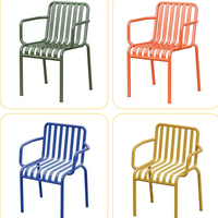 Chaises et tables de style industriel pour espaces de loisirs extérieurs, aménagement créatif pour salons de thé, cafés, cours et balcons en fer forgé