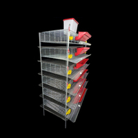Poulailler à cailles empilable multi-niveaux pour les éleveurs de jardin, avec mangeoire automatique et plateau facile à nettoyer