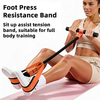 Bandas de Resistencia con Asas, Bandas de Ejercicio Mejoradas para Entrenamiento de Cuerpo Completo, Core, Abdominales, Piernas, Glúteos, Brazos, Pilates