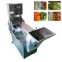 Máquina Cortadora de Vegetales Comercial Eléctrica de Acero Inoxidable SUS304, Trituradora de Repollo, Pimiento, Pepino y Cebolla para Ensaladas