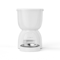 Distributeur automatique intelligent pour animaux de compagnie 5L, contrôle par application WiFi, suivi d'alimentation par IA pour chats et chiens