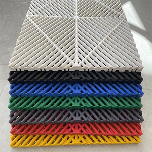 High Quality Indoor Plastic Garage Floor Tiles Easy to Clean Car Garage Floor Grate Plastic Modular Interlocking Tiles - Product Image 4