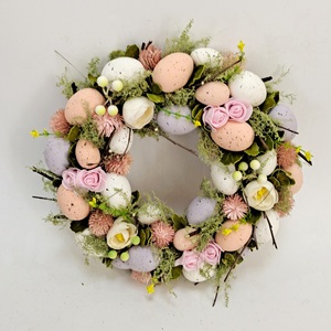 Handmade rattan foam <strong>door</strong> spring egg <strong>wreath</strong> making supplies <strong>easter</strong> <strong>wreath</strong> - Product Image 5