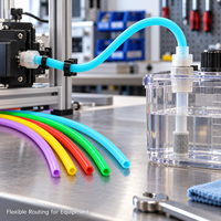 Tuyaux en silicone multicolores à section ronde et creuse, extrusion flexible personnalisée pour équipement industriel, fourniture OEM ODM