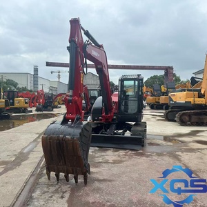 Excavadora Mini de Orugas Yanmar ViO80 de Segunda Mano de Japón, 8 Toneladas, Giro de Cola Cero, Bajas Horas de Trabajo, Motor, Bomba de Engranajes, Rodamientos, PLC Listo para Usar - Product Image 1