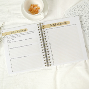 Carnet de Manifestation Personnalisé : Journal de Méditation, Bien-être Quotidien, Santé Mentale, Cahier Guidé Inspirant - Product Image 3