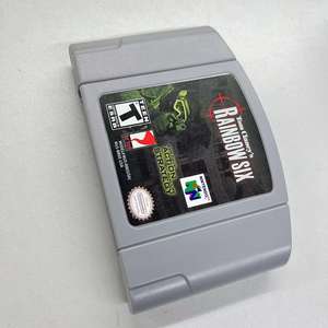 <span class=keywords><strong>Tom</strong></span> Clancy's <span class=keywords><strong>Rainbow</strong></span> <span class=keywords><strong>Six</strong></span> (EE. UU.) para Nintendo N64 Consola Sistema de videojuegos Tarjeta de cartucho - Product Image 4