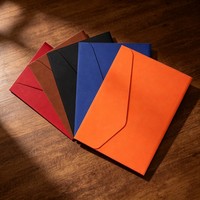 Carpeta de Archivos de Cuero PU A4 de Alta Calidad y Lujo para Negocios, con Hebilla, Organizador de Documentos Colorido y Logotipo Personalizado al por Mayor