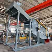 Crible vibrant double étage JX 1554 pour le lavage de l'or et l'usine de criblage d'or alluvionnaire avec pulvérisation d'eau