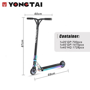 OEM 2025 Aluminium Léger <span class=keywords><strong>2</strong></span>-PU Wheel Kick Scooter <span class=keywords><strong>Street</strong></span> Edition Pro Planar Stunt pour City Park Riding Outdoor Use 120kg Max - Product Image 2