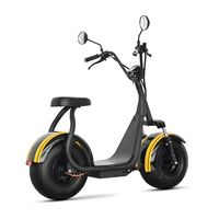 La última bicicleta eléctrica más vendida en Brasil, 1000W Electric Fat Tire Small Harley 60V12AH Batería de plomo-ácido
