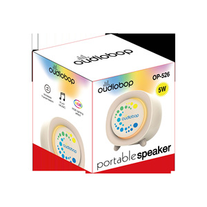 Haut-parleurs LED RGB miniatures sans fil portables, AC/batterie 800mAh, <span class=keywords><strong>radio</strong></span> <span class=keywords><strong>FM</strong></span>/lecture USB, lecture de carte TF/microphone/LED - Product Image 6