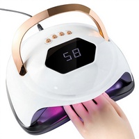 Nouvelle Machine de Photothérapie pour Ongles S12, 57 LED Haute Puissance, Séchage Rapide, Sans Fil, UV, pour le Durcissement du Gel à Ongles