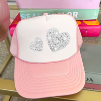 Patch en tissu cœur multi-tailles avec strass, Applique brodée CTC Flash Diamond pour vêtements, cadeaux et décoration