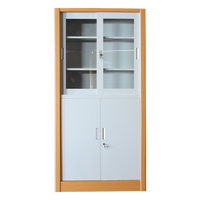 Lemari Arsip Kantor & Rumah Kantor Modern Anti Api Anti Air Ukuran Khusus 2 Pintu dari Baja
