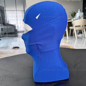 Khẩu trang trùm đầu toàn mặt kiểu dáng unisex màu xanh Klein, thiết kế tùy chỉnh logo, dành cho nam, dùng cho thể thao ngoài trời, đạp xe, mô tô, trượt tuyết - sản xuất bởi nhà máy. - Product Image 3