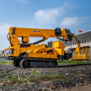 Mini-grue araignée portable de 3 tonnes, 5 grue araignées compactes, grue sur chenilles avec rotation à 360 degrés pour toiture, certifiée CE - Product Image 5