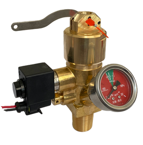 Válvula de alta presión con solenoide para CO2, N2, IG541 - Product Image 3