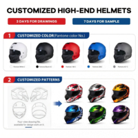 Casque personnalisable, coque ABS résistante aux chocs, possibilité de se baser sur un modèle intégral ou ouvert, équipement de protection idéal