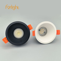 5W 7W spot encastré noir gu10 noir rvb spots led gu10 noir led downlight gu10 noir