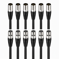 Câble audio XLR Cantell de haute qualité 5m 10m 15m 20m 30m, câble micro 5m mâle vers femelle XLR pour microphone