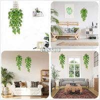 Plante grimpante artificielle verte en plastique, haute simulation, feuille de coquille de tortue, pour décoration intérieure, mariage, Noël, Nouvel An chinois