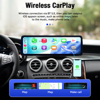 Lecteur multimédia DVD de voiture ZWNAV 14,9 pouces pour Mercedes Benz Classe C/V/X 2015-2018 (W205) GLC (W446) Prise en charge du CarPlay sans fil