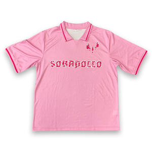 Fabricante personalizado Streetwear Retro Vintage Fútbol Camiseta Malla Fútbol Jersey Para Hombres - Product Image 3