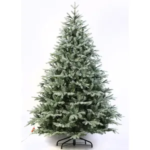 新到货1.2-2.4米人造圣诞树绿色附庸风雅礼品圣诞快乐装饰含发光二极管灯