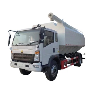 Camión Cisterna para Alimentación Animal HOWO de 12 CBM, Camión de Transporte de Granos, Camión de Entrega de Alimentos para Granjas - Product Image 6