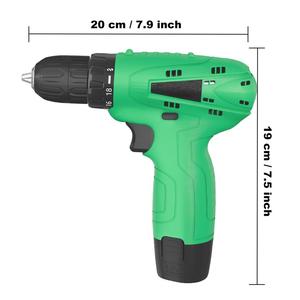 12V <b>Brush</b> Motor Cordless Drill Screwdriver Keyless Chuck 20mm Drilling 24NM Torque Battery <b>Power</b> OEM Single Speed CD-12A-2 Cordl - Product Image 3