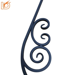 Оптовая продажа, высококачественный круглый Балконный забор, Кованые балясины для наружного применения - Product Image 2