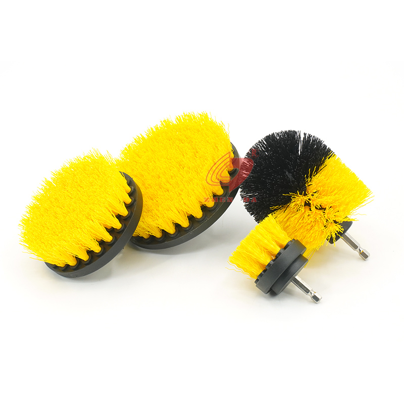 High Wear Resistance Drill Brush Set For Bathroom Cleaning 4 Pcs