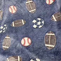 Tissu en flanelle 100 % polyester imprimé numériquement, extensible, respirant et doux pour filles, 180-350 g/m², vente en gros sur mesure