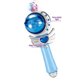 MINI baguette magique princesse, rose, bleu, flash, jouet princesse pour l'amour, couronne, bâton lumineux à LED scintillant - Product Image 3