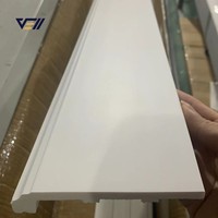 Plinthe en PS blanche imperméable pour intérieur, prix usine VELL OEM