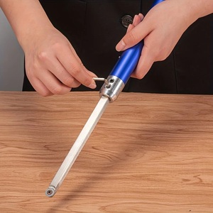6 pièces/ensemble outils de tour à bois en carbure <span class=keywords><strong>Pro</strong></span> poignée interchangeable insérer Cutter ensemble d'outils de tournage du bois - Product Image 3