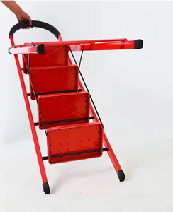Scala Combinata in Alluminio <span class=keywords><strong>PULETE</strong></span> PLT-104 a 4 Gradini EN 131, Capacità 150kg, Design Moderno Pieghevole e Compatto, Scala per Soggiorno - Product Image 2