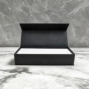 High End <b>Magnetic</b> Flip Top Gift <b>Box</b> with Embossing and Recyclable Design for Luxury Cosmetic Apparel Watch Packaging - Product Image 5